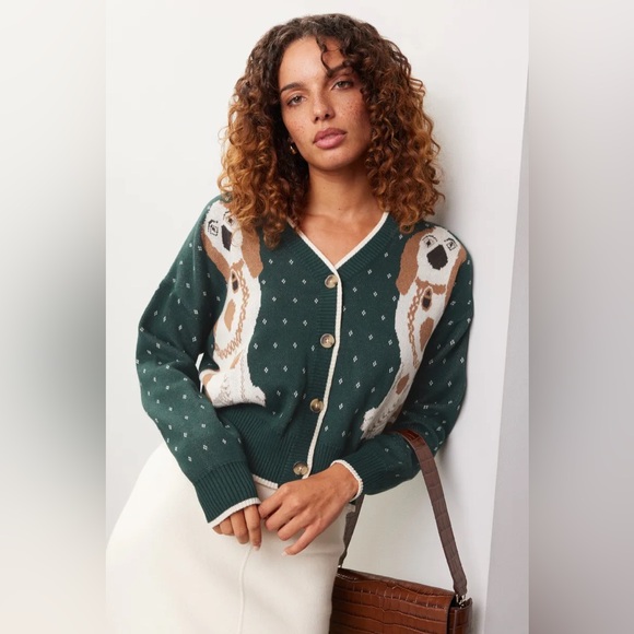 Rachel Antonoff Staffy bookends cardigan - Picture 4 of 9